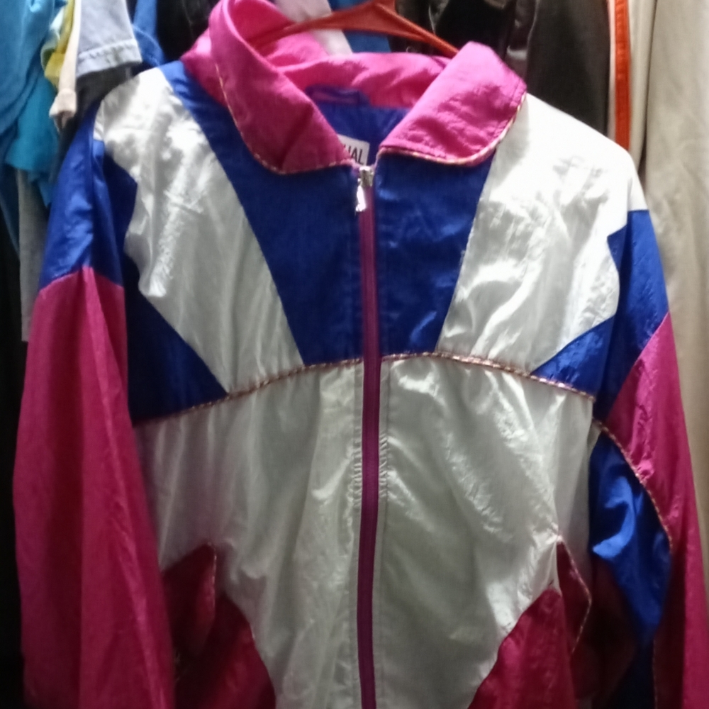Vintage 1990s windbreaker set by Casual  Isle.